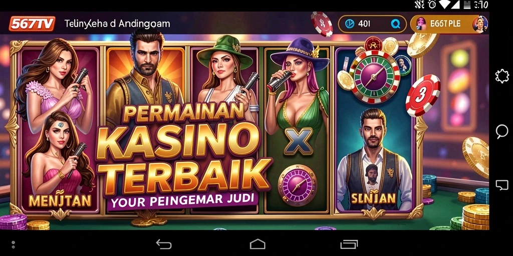 Tampilan gameplay Kasino yang seru dan menarik di 567TV.