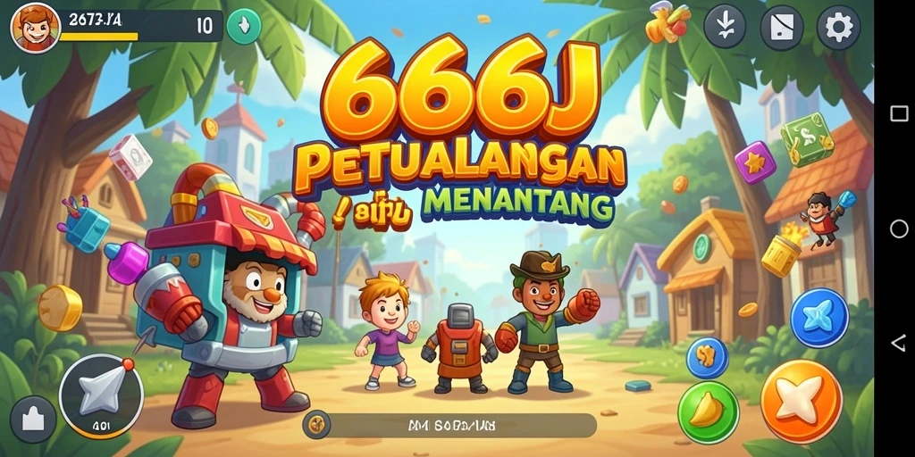 Gameplay seru dan menantang di 666J.