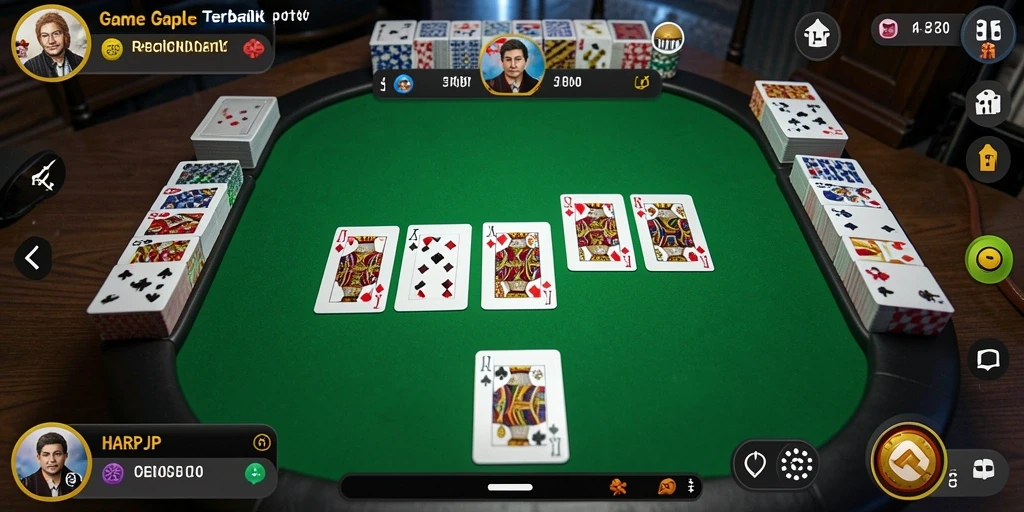 Tampilan gameplay seru dan menarik di HARAPJP.