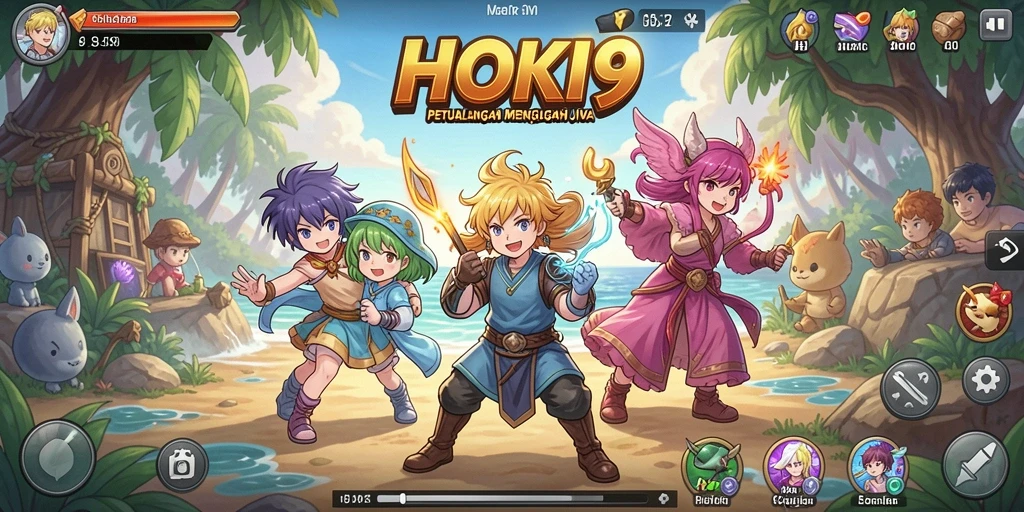 Gameplay HOKI9 yang menarik dan penuh warna.