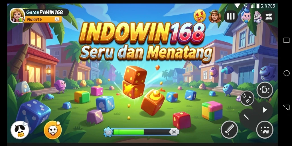Screenshot utama menunjukkan gameplay seru di INDOWIN168.