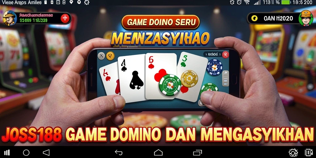 Tampilan gameplay Domino yang seru di JOSS188.