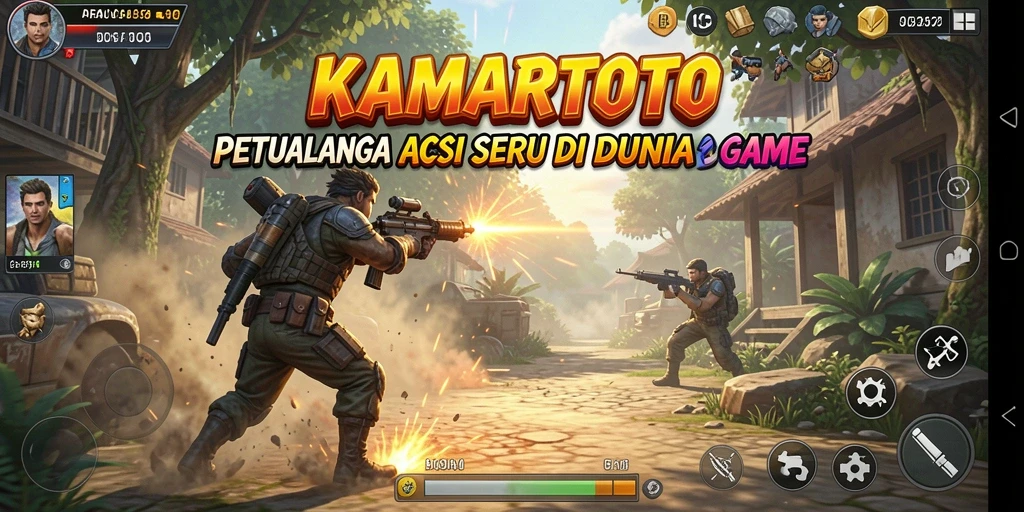 Screenshot gameplay KAMARTOTO menampilkan aksi seru di level menantang.