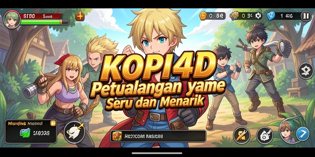 Tampilan gameplay yang menarik dan penuh warna dari KOPI4D.