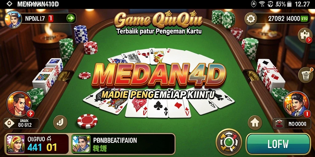 Tampilan seru gameplay QiuQiu di MEDAN4D