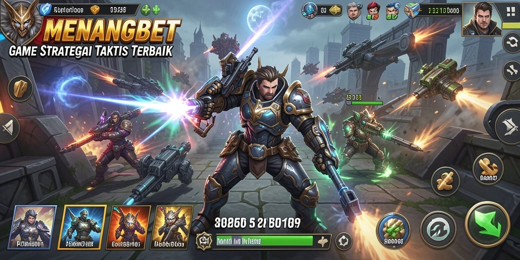 Screenshot MENANGBET menampilkan pertarungan strategis yang intens.