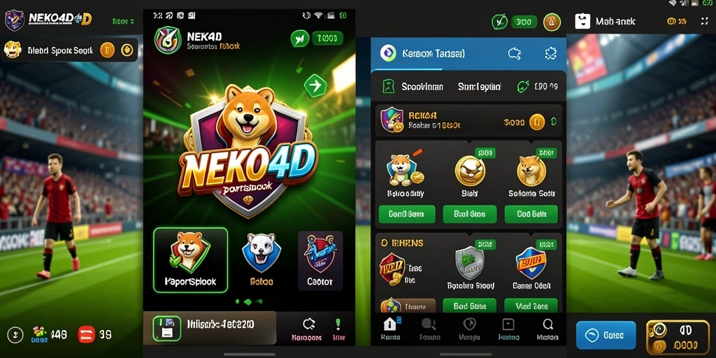 Tampilan gameplay taruhan langsung di NEKO4D dengan grafik menarik.