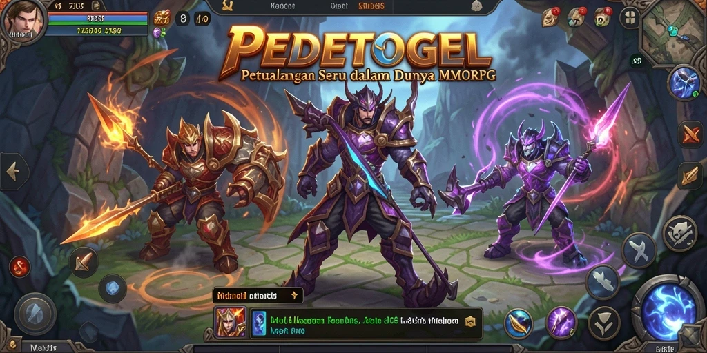 Gameplay seru di dunia fantasi PEDETOGEL dengan petualangan menantang.