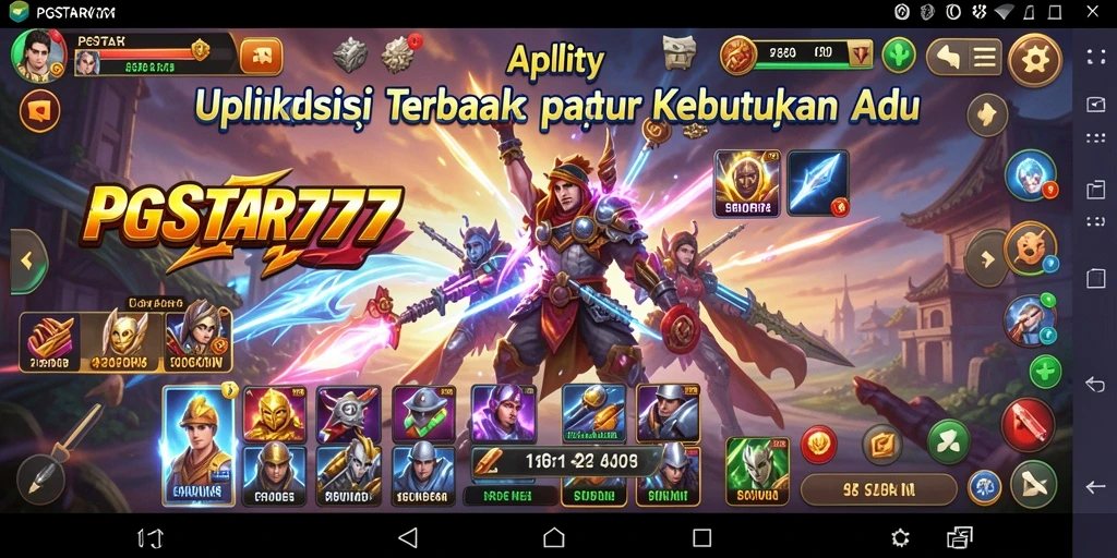 Screenshot utama PGSTAR777 menampilkan antarmuka pengguna yang bersih dan fungsional.