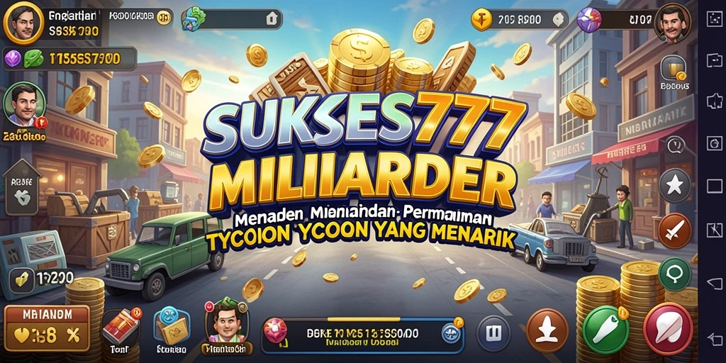 Gameplay menarik dan strategi bisnis dalam SUKSES777.