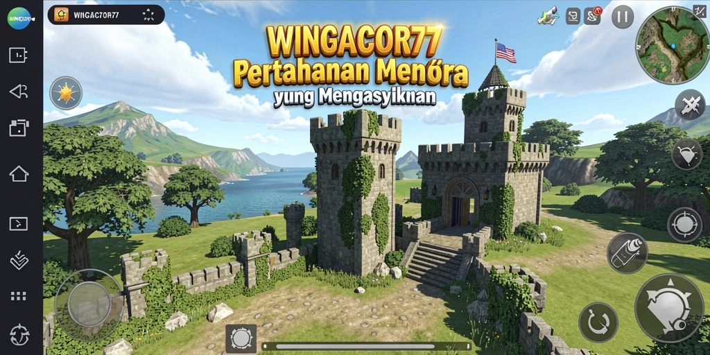 Screenshot gameplay menunjukkan strategi pertahanan menara yang mendebarkan.