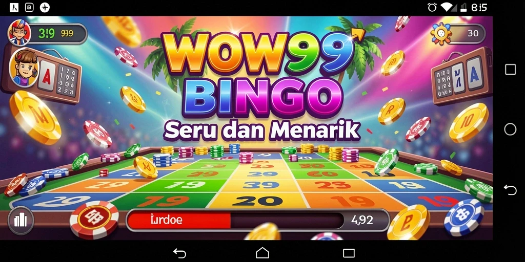 Tampilan gameplay WOW99 yang seru dan menarik dalam permainan Bingo.