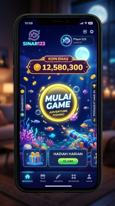 Halaman detail aplikasi di Sinar123 menunjukkan informasi lengkap dan ulasan pengguna.